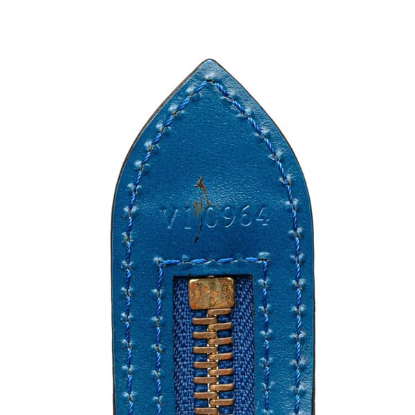 Pre-owned Louis Vuitton Epi Saint Jacques PM Short Strap Blue