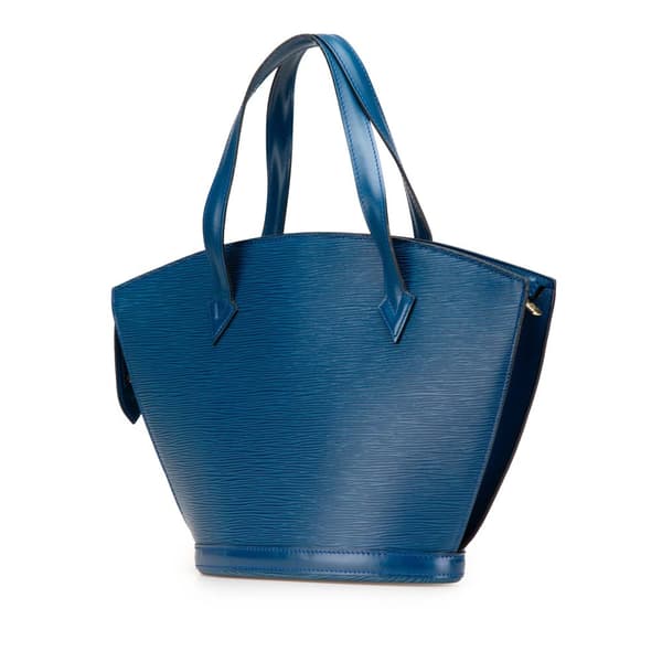 Pre-owned Louis Vuitton Epi Saint Jacques PM Short Strap Blue