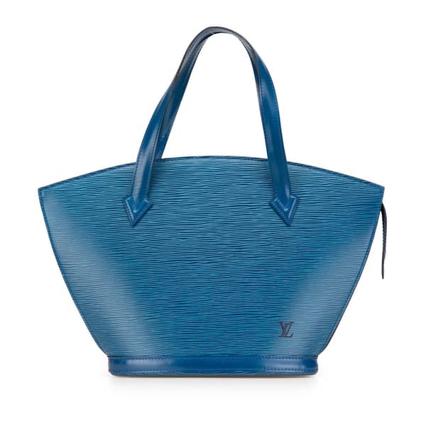 Pre-owned Louis Vuitton Epi Saint Jacques PM Short Strap Blue
