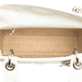 Miniatyrbilde 4 av 10: Pre-owned Dior Mini Lambskin Cannage Lady Dior White