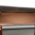 Miniatyrbild 5 av 10: Pre-owned Gucci Small Bamboo Calfskin Nymphaea Satchel Gray