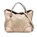 Miniatyrbilde 1 av 10: Pre-owned Gucci Medium Guccissima Bree Fold Over Tote Gold