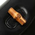 Miniatyrbillede 8 af 10: Pre-owned Gucci Calfskin Bamboo Night Black