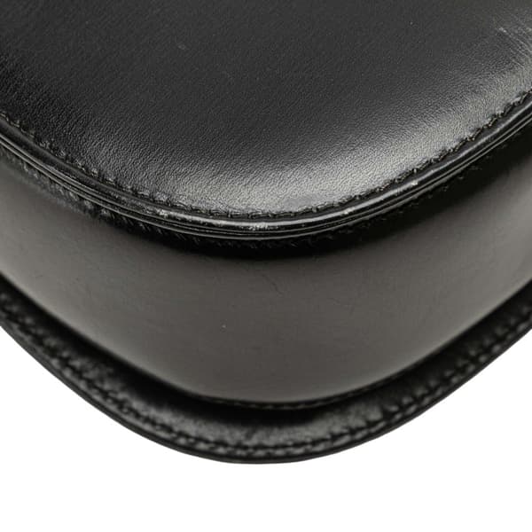 Pre-owned Gucci Calfskin Bamboo Night Black