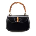 Miniatyrbillede 1 af 10: Pre-owned Gucci Calfskin Bamboo Night Black
