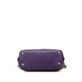 Miniatyrbild 3 av 10: Pre-owned Prada Vitello Daino Side Zip Convertible Tote Purple