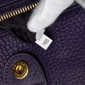 Miniatyrbild 7 av 10: Pre-owned Prada Vitello Daino Side Zip Convertible Tote Purple