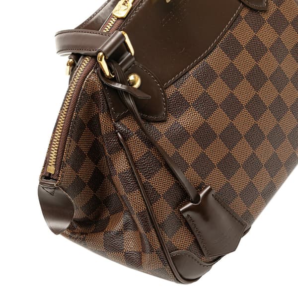 Pre-owned Louis Vuitton Damier Ebene Verona PM Brown