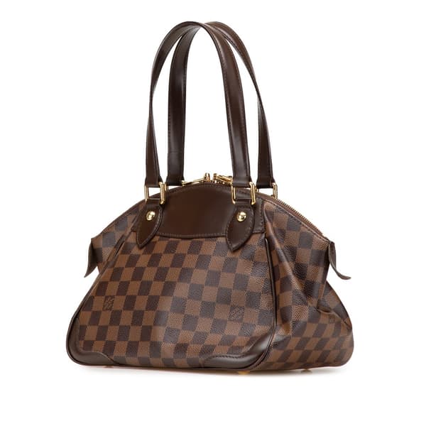 Pre-owned Louis Vuitton Damier Ebene Verona PM Brown