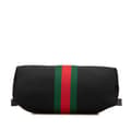 Miniatyrbillede 3 af 10: Pre-owned Gucci Techno Canvas Web Satchel Black