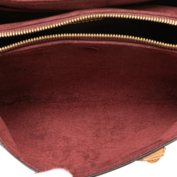 Pre-owned Louis Vuitton Monogram Soufflot BB Brown