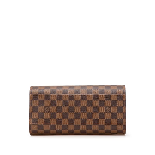 Pre-owned Louis Vuitton Damier Ebene Triana Brown