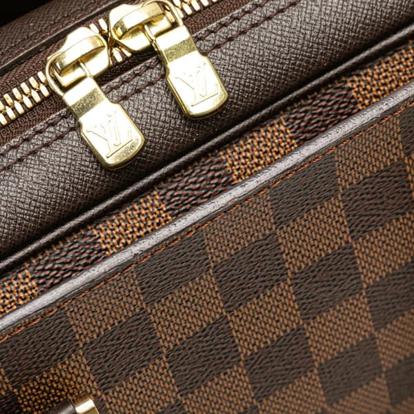 Pre-owned Louis Vuitton Damier Ebene Triana Brown
