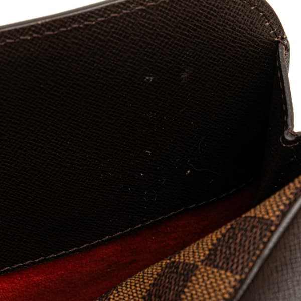 Pre-owned Louis Vuitton Damier Ebene Triana Brown