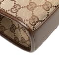 Miniatyrbild 9 av 10: Pre-owned Gucci GG Canvas Jackie Handbag Brown