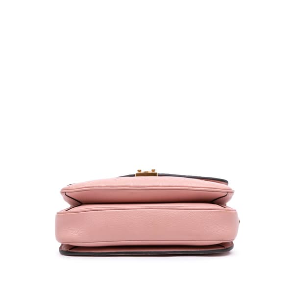 Pre-owned Louis Vuitton Monogram Empreinte Pochette Metis Pink