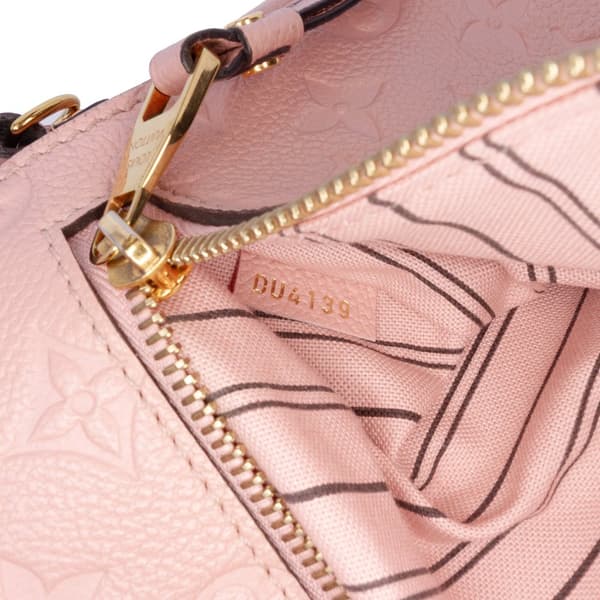 Pre-owned Louis Vuitton Monogram Empreinte Pochette Metis Pink