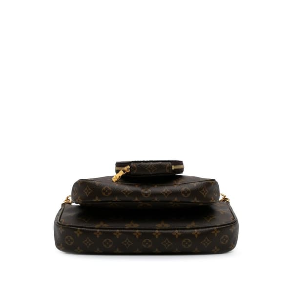 Pre-owned Louis Vuitton Monogram Multi Pochette Accessoires Brown