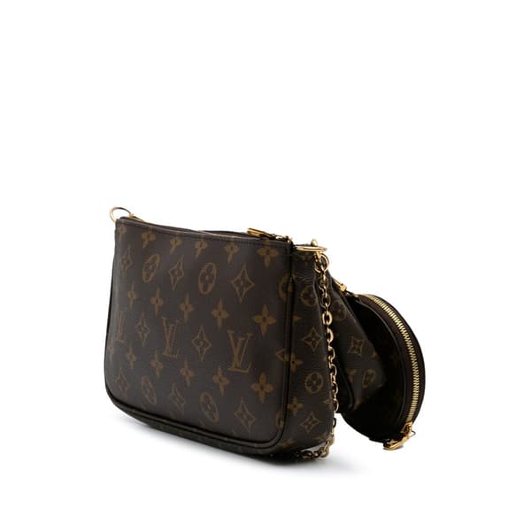 Pre-owned Louis Vuitton Monogram Multi Pochette Accessoires Brown