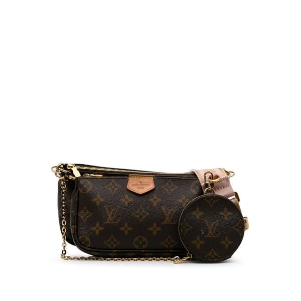 Pre-owned Louis Vuitton Monogram Multi Pochette Accessoires Brown