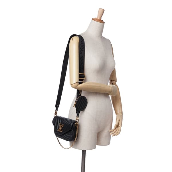 Pre-owned Louis Vuitton New Wave Multi Pochette Black