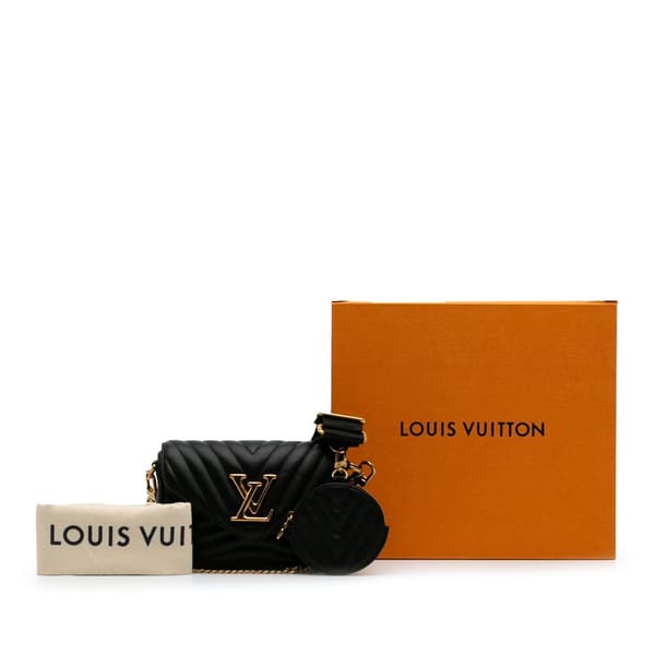 Pre-owned Louis Vuitton New Wave Multi Pochette Black