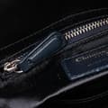 Miniatyrbild 7 av 10: Pre-owned Dior Mini Satin Cannage Strass Crystal Embellished Lady Dior Blue
