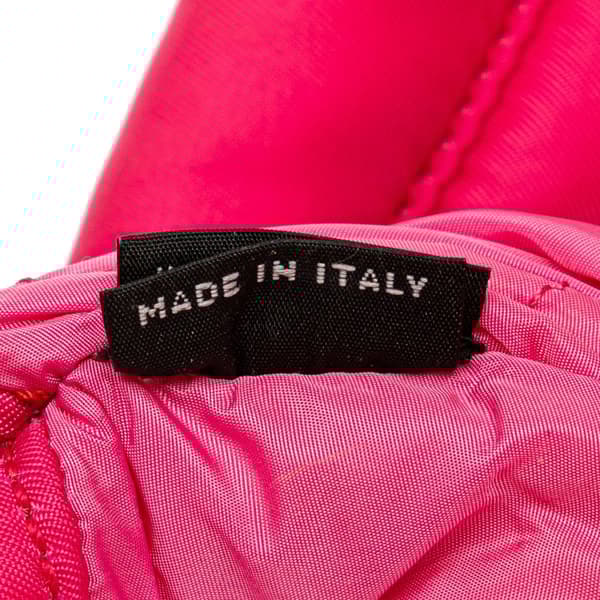 Pre-owned Prada Tessuto Bomber Tote Pink