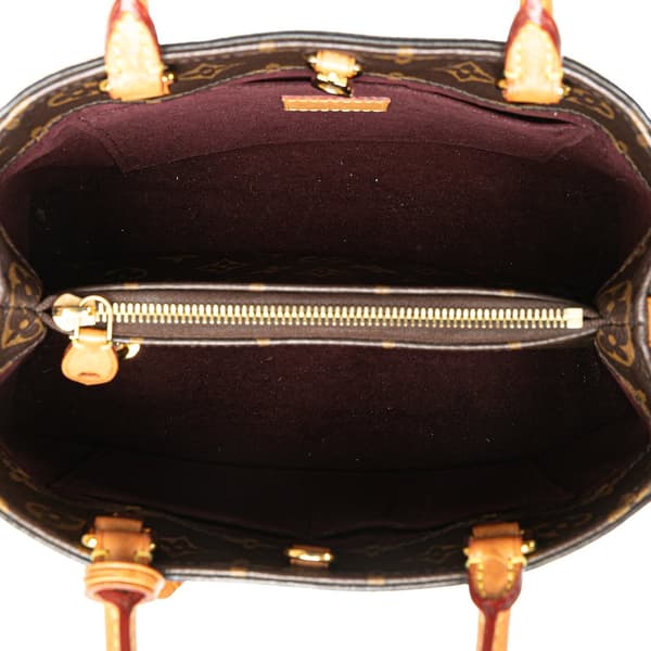 Pre-owned Louis Vuitton Monogram Montaigne BB Brown