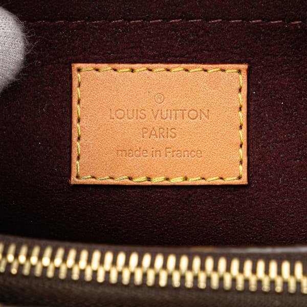Pre-owned Louis Vuitton Monogram Montaigne BB Brown