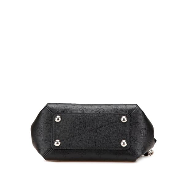 Pre-owned Louis Vuitton Monogram Mahina Babylone Chain BB Black