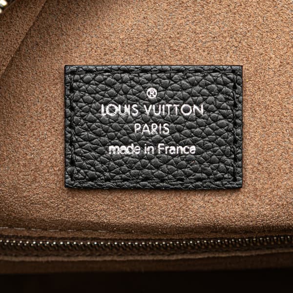 Pre-owned Louis Vuitton Monogram Mahina Babylone Chain BB Black