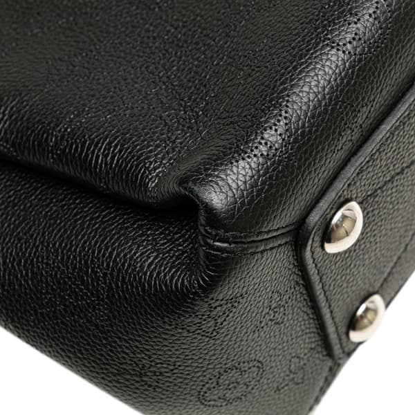 Pre-owned Louis Vuitton Monogram Mahina Babylone Chain BB Black