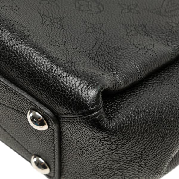 Pre-owned Louis Vuitton Monogram Mahina Babylone Chain BB Black