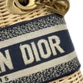 Miniatyrbild 7 av 10: Pre-owned Dior Mini Oblique Wicker Lady Dior Brown