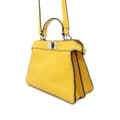 Pikkukuva 2 / 10: Pre-owned Fendi Small Calfskin Selleria Peekaboo ISeeU Satchel Yellow