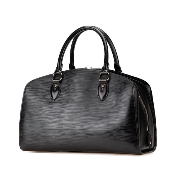 Pre-owned Louis Vuitton Epi Pont Neuf PM Black