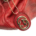 Miniatyrbillede 7 af 10: Pre-owned Gucci Guccissima Sukey Satchel Red