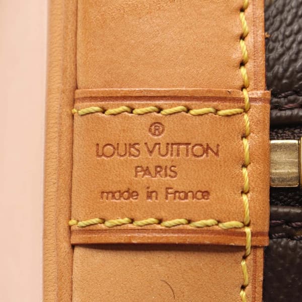 Pre-owned Louis Vuitton Monogram Alma PM Brown
