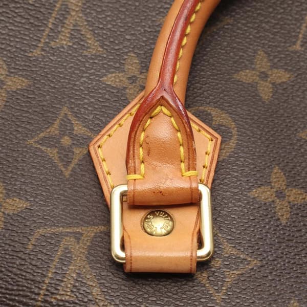 Pre-owned Louis Vuitton Monogram Alma PM Brown