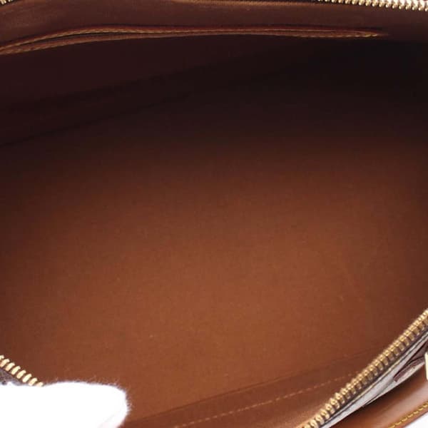 Pre-owned Louis Vuitton Monogram Alma PM Brown
