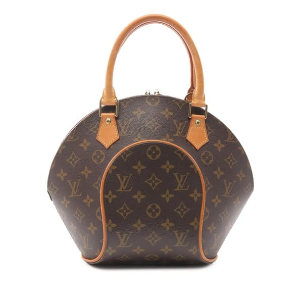 Pre-owned Louis Vuitton Monogram Ellipse PM Brown