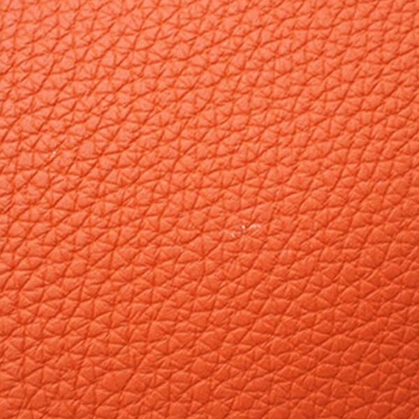 Pre-owned Hermès Clemence Birkin Retourne 30 Orange