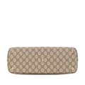 Miniatyrbild 3 av 10: Pre-owned Gucci GG Supreme Linea A Satchel Brown