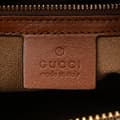 Miniatyrbild 5 av 10: Pre-owned Gucci GG Supreme Linea A Satchel Brown