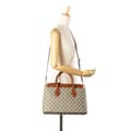Miniatyrbild 10 av 10: Pre-owned Gucci GG Supreme Linea A Satchel Brown