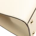 Miniatyrbild 7 av 10: Pre-owned Gucci Medium Dollar Calf Soho Satchel White