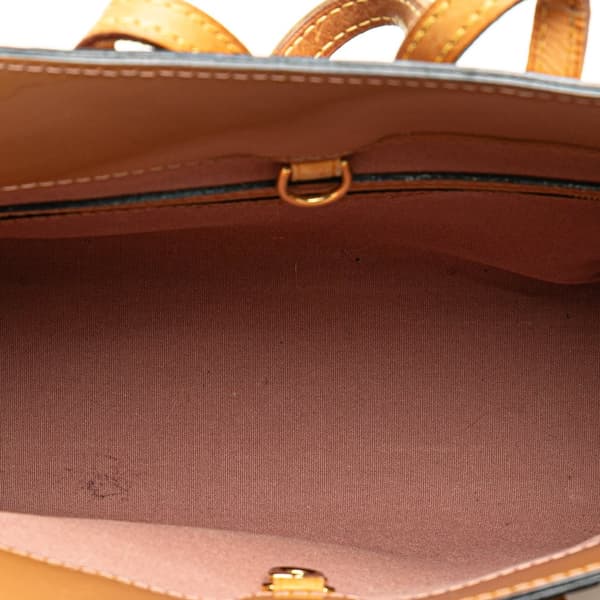 Pre-owned Louis Vuitton Monogram Vernis Catalina BB Brown
