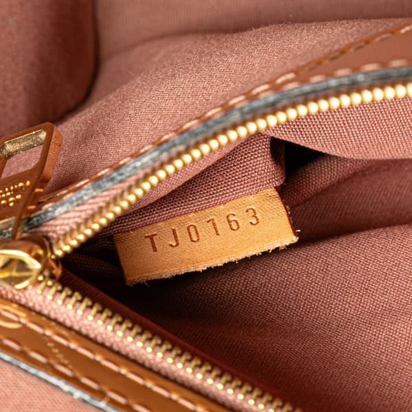 Pre-owned Louis Vuitton Monogram Vernis Catalina BB Brown