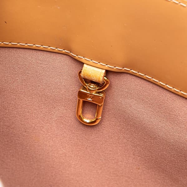 Pre-owned Louis Vuitton Monogram Vernis Catalina BB Brown